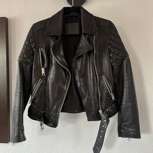 ALL SAINTS Limited Edition leather jacket